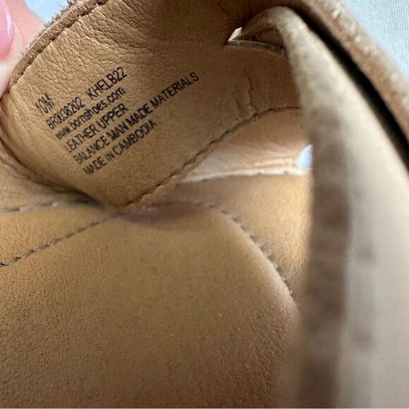 Born Leather light tan Wedge Sandals women’s size 10 - Picture 4 of 4
